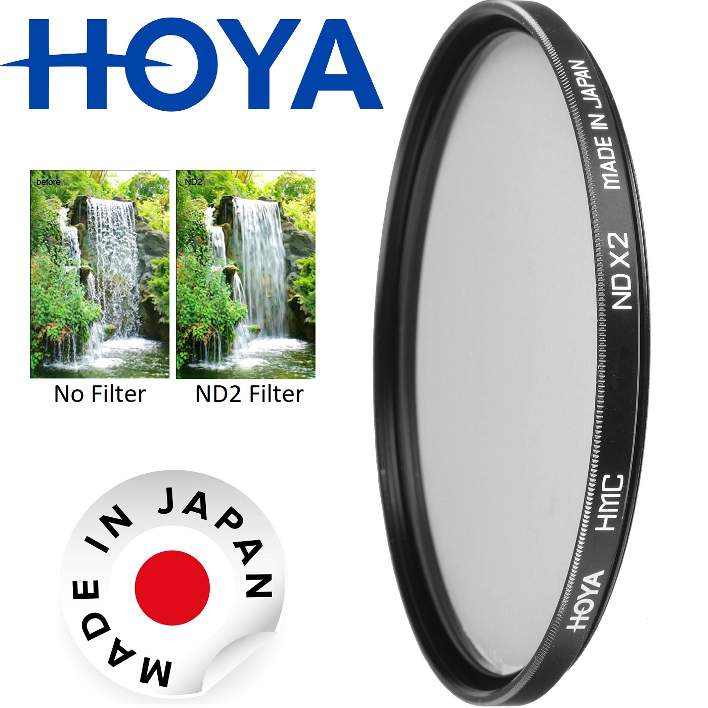 Hoya 67mm NDx2 Neutral Density Filter